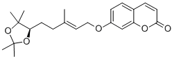 Marmin acetonide molecular structure (CAS 320624-68-8)