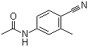 structure of CAS# 321162-59-8, 4-乙酰氨基-2-甲基苯甲腈