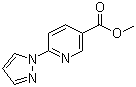 CAS # 321533-62-4, Methyl 6-(1H-pyrazol-1-yl)pyridine-3-carboxylate, Methyl 6-(1H-pyrazol-1-yl)nicotinate
