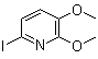 structure of CAS# 321535-23-3, 6-Iodo-2,3-dimethoxypyridine