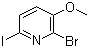 structure of CAS# 321535-37-9, 2-溴-6-碘-3-甲氧基吡啶