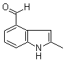 structure of CAS# 321922-05-8, 2-Methyl-1H-indole-4-carboxaldehyde