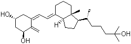 structure of CAS# 32222-06-3, Calcitriol