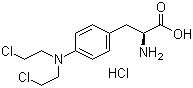 structure of CAS# 3223-07-2, Melphalan hydrochloride