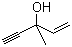 structure of CAS# 3230-69-1, 3-Methyl-1-penten-4-yn-3-ol