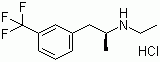 structure of CAS# 3239-45-0, Dexfenfluramine hydrochloride