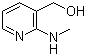 structure of CAS# 32399-12-5, 2-甲胺基-3-吡啶甲醇