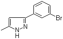 structure of CAS# 324054-75-3, 3-(3-溴苯基)-5-甲基-1H-吡唑