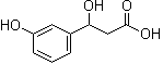 CAS # 3247-75-4, 3-(3-Hydroxyphenyl)-3-hydroxypropionic acid, 3-(3-Hydroxyphenyl)hydracrylic acid, 3-(m-Hydroxyphenyl)hydracrylic acid, beta-(m-Hydroxyphenyl)hydracrylic acid