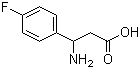 CAS # 325-89-3, 3-Amino-3-(4-fluorophenyl)propanoic acid