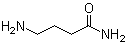 CAS # 3251-08-9, 4-Aminobutanamide, 4-Aminobutyramide, Gabalid, gamma-Aminobutyric acid amide