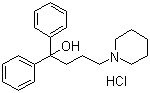 structure of CAS# 3254-89-5, Difenidol hydrochloride