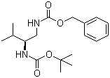 CAS 登录号：325722-26-7, (S)-1-Cbz-氨基-2-Boc-氨基异戊烷, (S)-1-苄氧羰基氨基-2-叔丁氧羰基氨基异戊烷, [(2S)-2-[(叔丁氧羰基)氨基]-3-甲基丁基]氨基甲酸苄酯