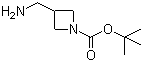 structure of CAS# 325775-44-8, 1-Boc-3-(Aminomethyl)azetidine