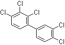 CAS # 32598-14-4, 2,3,3',4,4'-Pentachloro-1,1'-biphenyl, 2,3,3',4,4'-Pentachlorobiphenyl, 2,3,4,3',4'-Pentachlorobiphenyl, 2',3',4,4',5-Pentachlorobiphenyl, 3,4,2',3',4'-Pentachlorobiphenyl, CB 105, PCB 105
