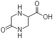 structure of CAS# 3262-59-7, 5-氧代-2-哌嗪羧酸