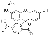 CAS # 326802-08-8, 4'-(Aminomethyl)-3',6'-dihydroxy-3-oxospiro[isobenzofuran-1(3H),9'-[9H]xanthene]-6-carboxylic acid