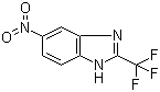 structure of CAS# 327-19-5, 5-硝基-2-(三氟甲基)-1H-苯并咪唑