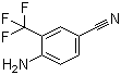CAS # 327-74-2, 2-Amino-5-cyanobenzotrifluoride, 4-Amino-3-trifluoromethylbenzonitrile