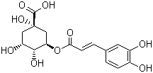 structure of CAS# 327-97-9, 绿原酸