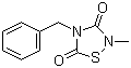 structure of CAS# 327036-89-5, 4-Benzyl-2-methyl-[1,2,4]thiadiazolidine-3,5-dione