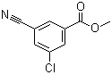 structure of CAS# 327056-72-4, Methyl 3-chloro-5-cyanobenzoate