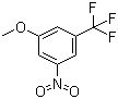 structure of CAS# 328-79-0, 3-甲氧基-5-硝基三氟甲苯