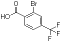 structure of CAS# 328-89-2, 2-Bromo-4-(trifluoromethyl)benzoic acid