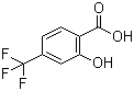 structure of CAS# 328-90-5, 4-Trifluoromethylsalicylic acid