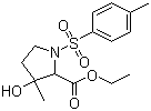 structure of CAS# 3284-52-4, 3-羟基-3-甲基-1-对甲苯磺酰基吡咯烷-2-甲酸乙酯