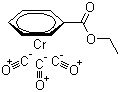 structure of CAS# 32874-26-3, (Benzoic acid)chromium tricarbonyl ethyl ester