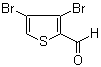 structure of CAS# 32896-02-9, 3,4-二溴噻吩-2-甲醛