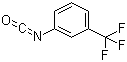 3-(Trifluoromethyl)phenyl isocyanate molecular structure (CAS 329-01-1)
