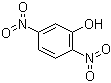 structure of CAS# 329-71-5, 2,5-Dinitrophenol