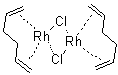 structure of CAS# 32965-49-4, 氯(1,5-己二烯)铑二聚体