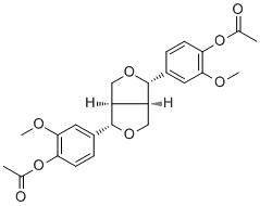 (+)-Pinoresinol diacetate molecular structure (CAS 32971-25-8)