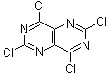 structure of CAS# 32980-71-5, 2,4,6,8-四氯嘧啶并[5,4-d]嘧啶