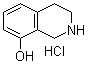 1,2,3,4-Tetrahydro-8-isoquinolinol hydrochloride molecular structure (CAS 32999-38-5)