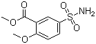 structure of CAS# 33045-52-2, Methyl 2-methoxy-5-sulfamoylbenzoate
