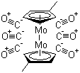structure of CAS# 33056-03-0, 甲基环戊二烯三羰基钼二聚体