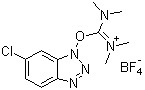 structure of CAS# 330641-16-2, O-(6-Chlorobenzotriazol-1-yl)-N,N,N',N'-tetramethyluronium tetrafluoroborate