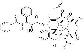structure of CAS# 33069-62-4, 紫杉醇