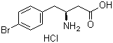 structure of CAS# 331763-71-4, (S)-3-氨基-4-(4-溴苯基)丁酸盐酸盐