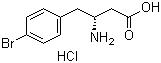 structure of CAS# 331763-73-6, (R)-3-氨基-4-(4-溴苯基)丁酸盐酸盐