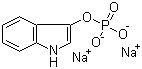 structure of CAS# 3318-43-2, 3-Indolyl phosphate disodium salt