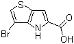 CAS # 332099-36-2, 3-Bromo-4H-thieno[3,2-b]pyrrole-5-carboxylic acid