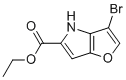 CAS # 332099-50-0, Ethyl 3-bromo-4H-furo[3,2-b]pyrrole-5-carboxylate