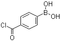 structure of CAS# 332154-57-1, 4-Chlorocarbonylphenylboronic acid