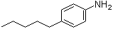 structure of CAS# 33228-44-3, 4-Pentylaniline