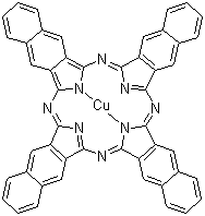 structure of CAS# 33273-09-5, 2,3-萘酞菁铜